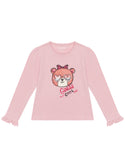GUESS Pink Long Sleeve T-Shirt (2-7) front view