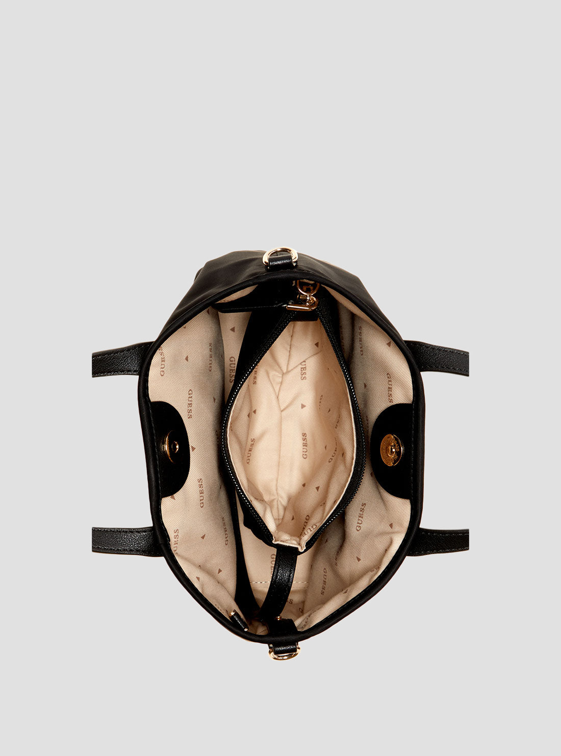 Black Latona Mini Tote Bag