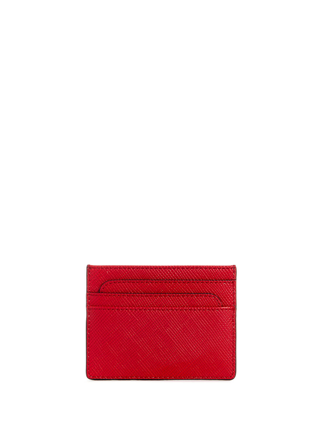 Red Laurel Card Holder | GUESS Women's Handbags | back view