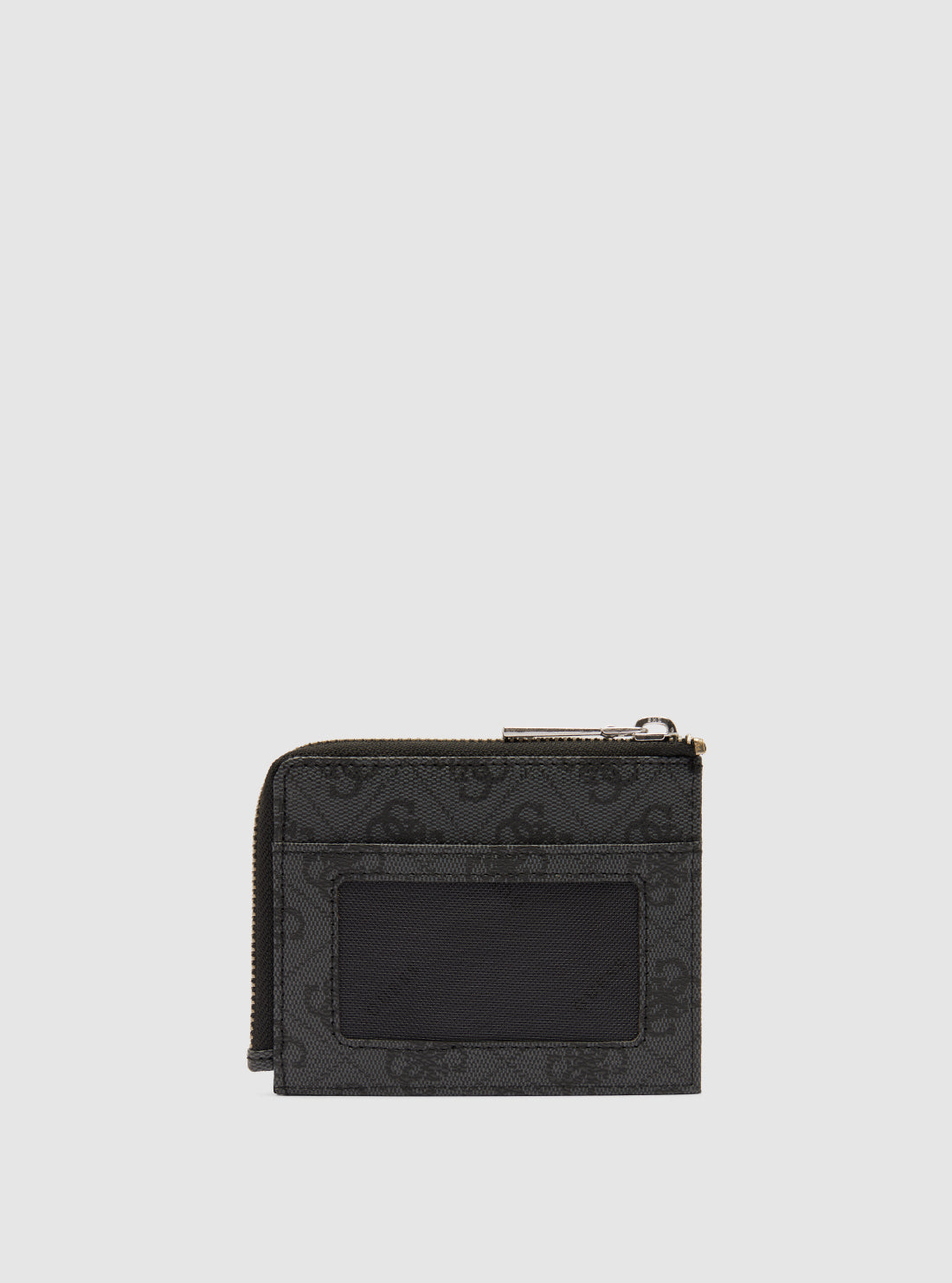 GUESS Mens Black Logo Quattro G Wallet 31GUE13223 Back View