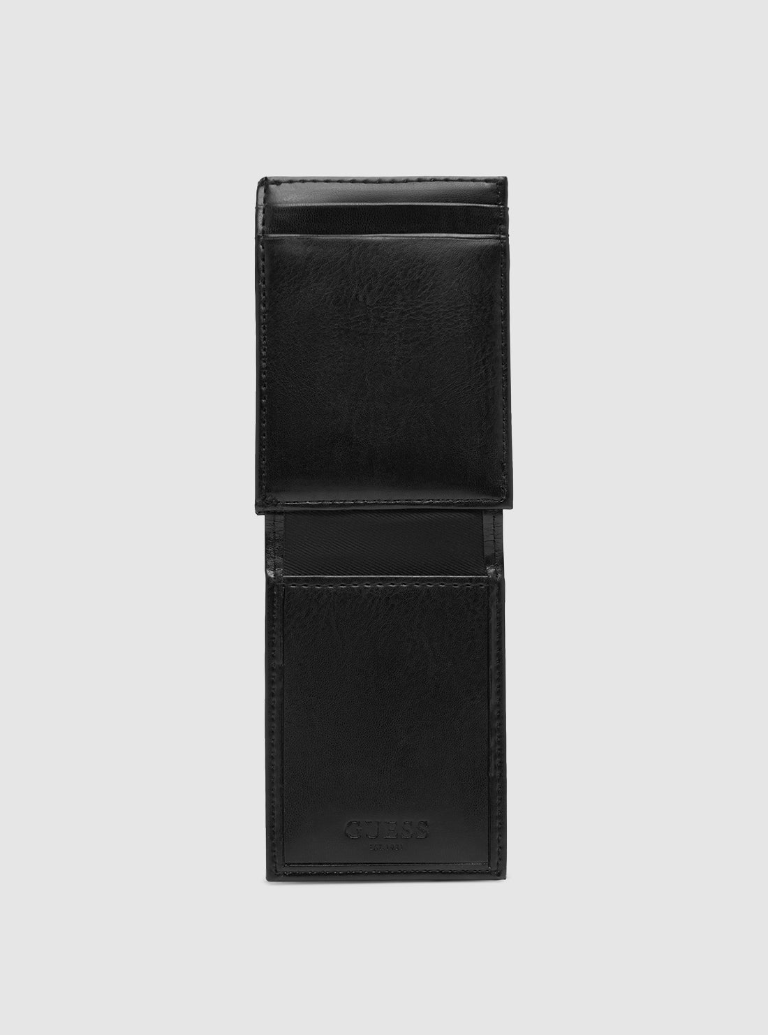 GUESS Mens Wallet Black Mckinley Front Pocket Wallet 31GUE16024 Inside View