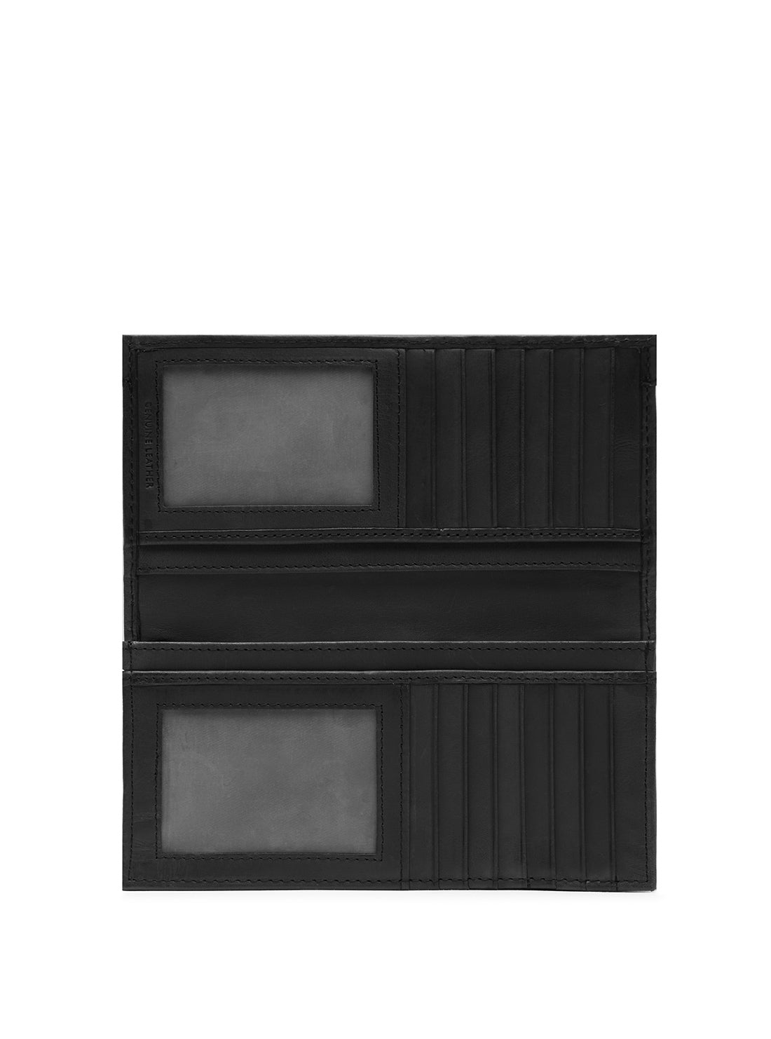 GUESS Black Doheny Secretary Wallet inside view