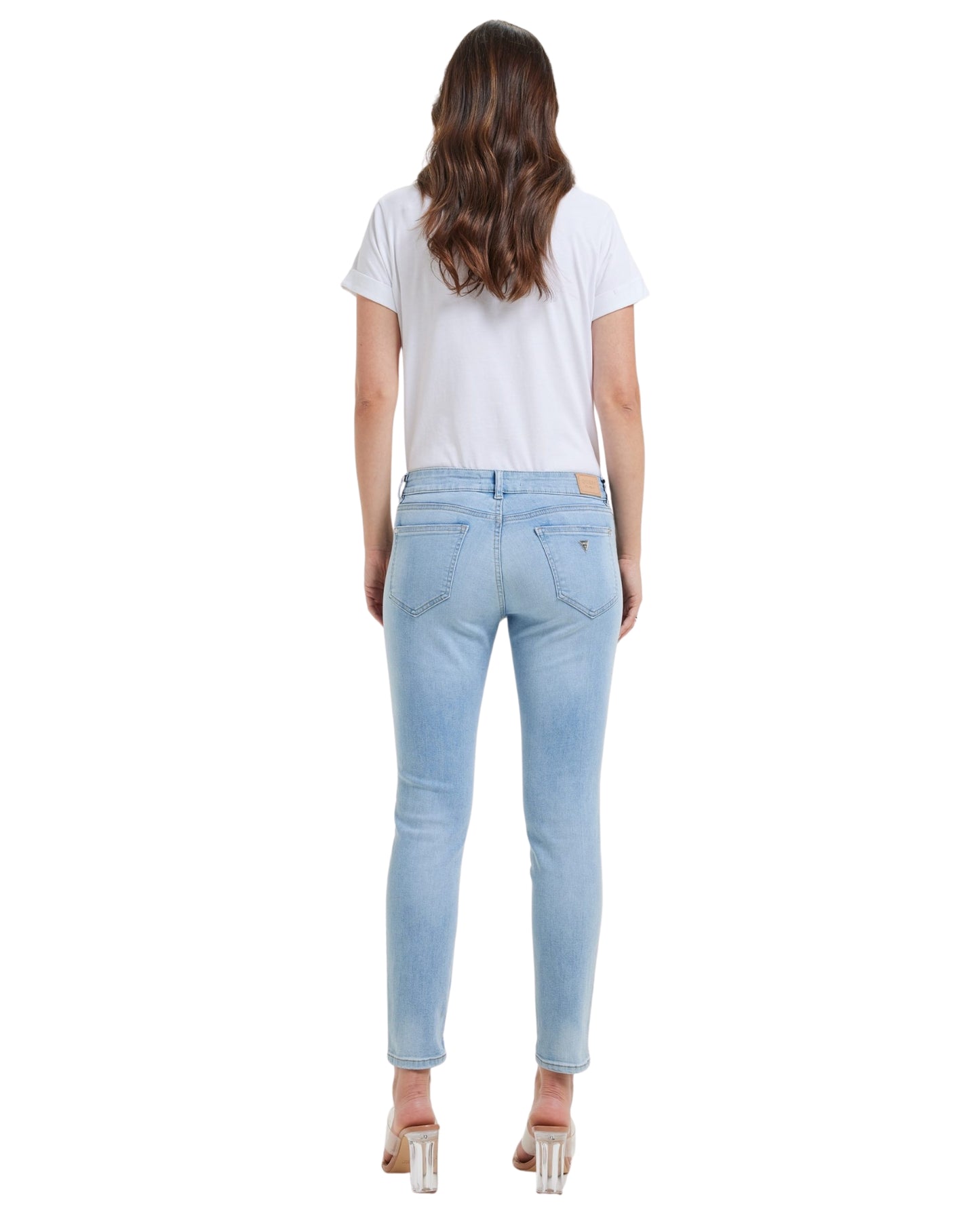 Sienna Classic Mid-Rise Skinny Denim Jeans in Light Wash