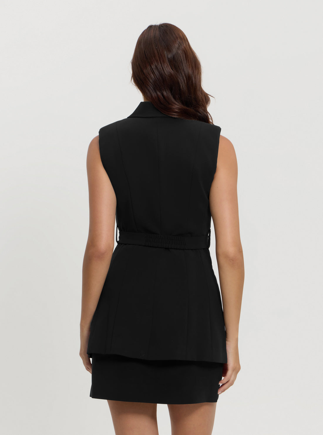 Marciano Black Becky Belted Vest
