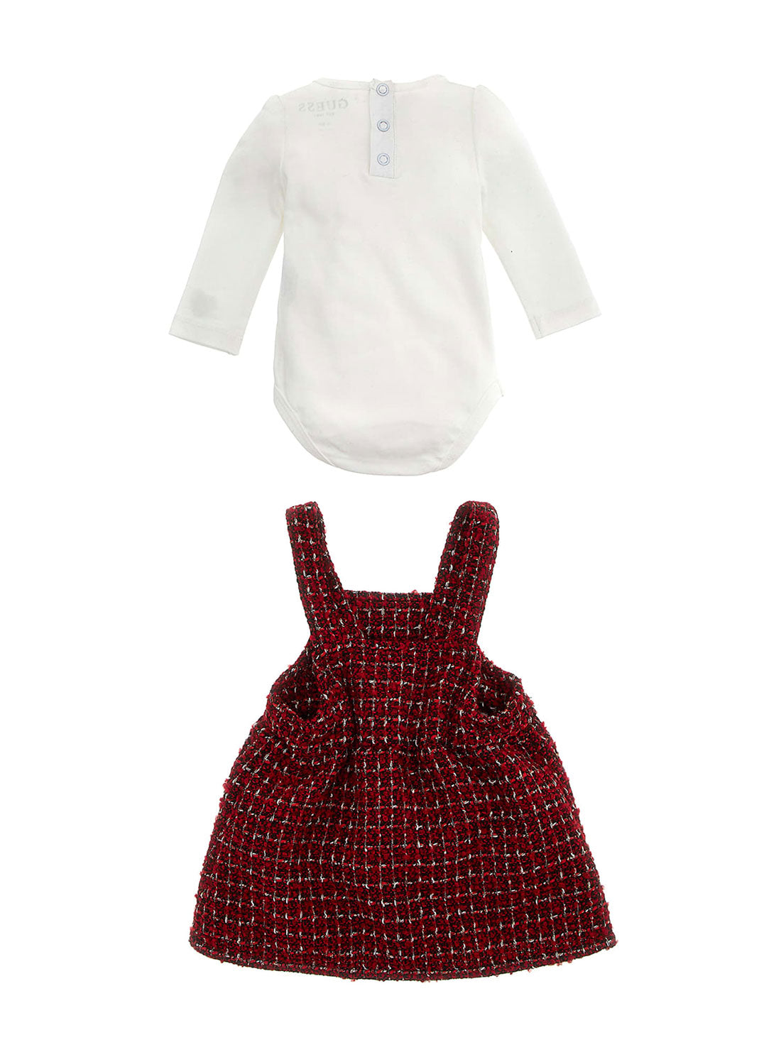 GUESS White Red 2 Piece Set (3-18M) back view