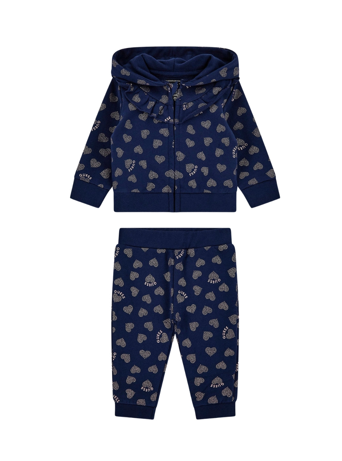 GUESS Kids Blue Active Top and Pants Set (0-18m) A5BG08KAD74 Front View_2