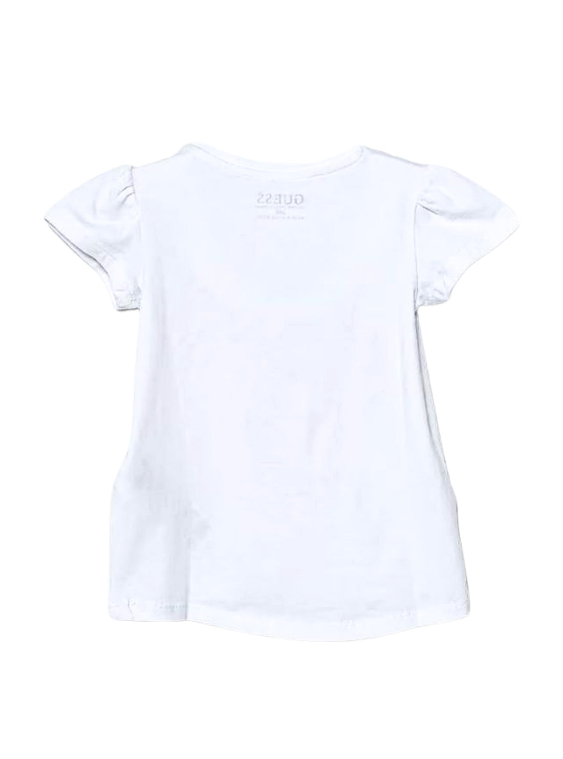 GUESS Kids White Baby Logo T-Shirt (12-24m) A5GI01K6YW4 Back View