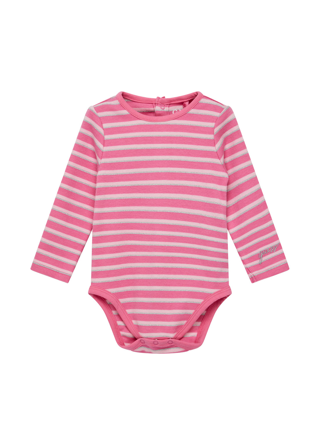 GUESS Kids Multi Long Sleeve Body and Skirtall Set (0-18m) A5YG02KCXH0S Front View_4
