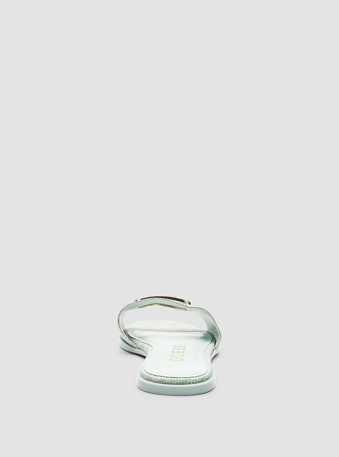 GUESS Womens Green Adrinna Slides ADRINNA Back View