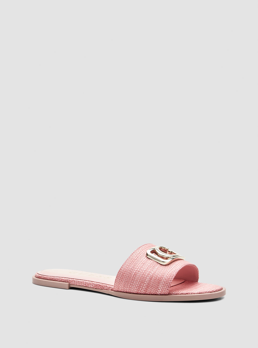 GUESS Womens Pink Adrinna Slides ADRINNA Front View