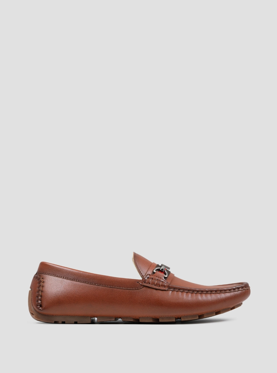 GUESS Mens Brown Adwin Loafers ADWIN Side View
