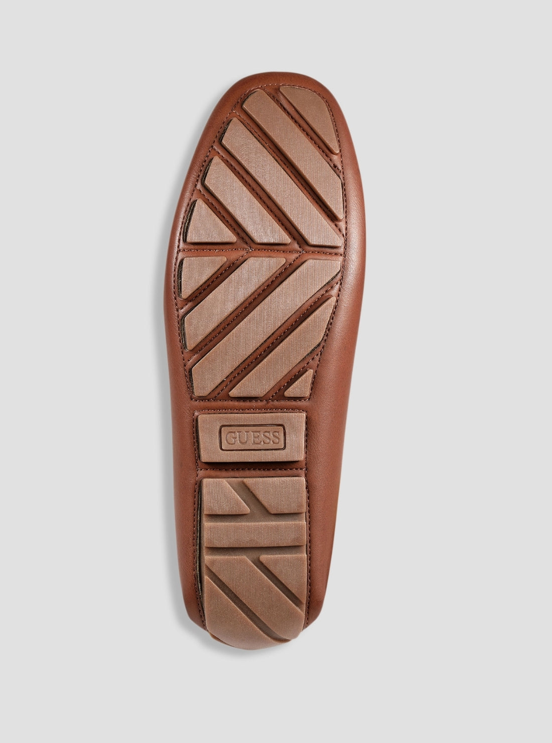 GUESS Mens Brown Adwin Loafers ADWIN Bottom View