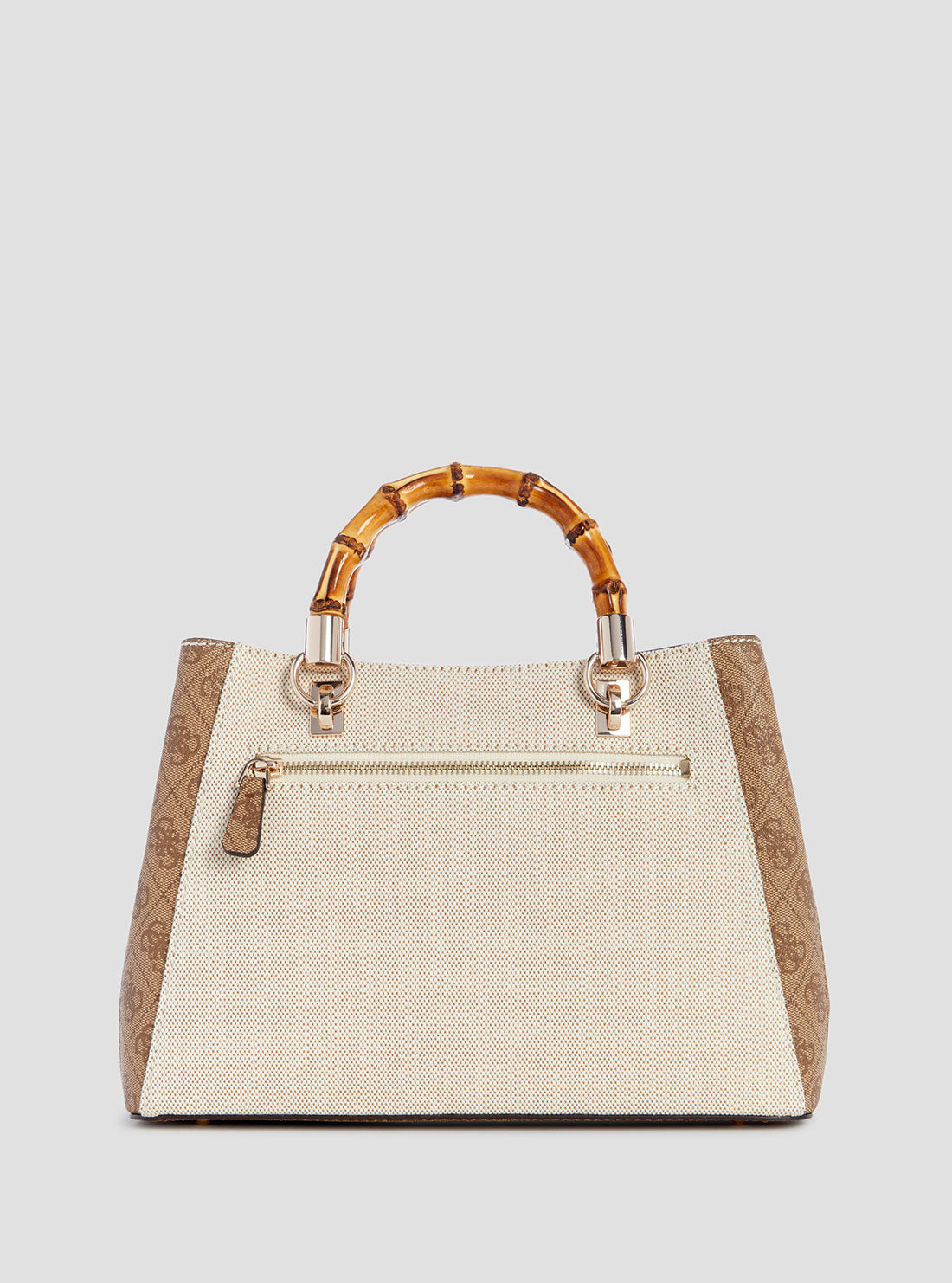 Brown Kerima Bamboo Satchel Bag