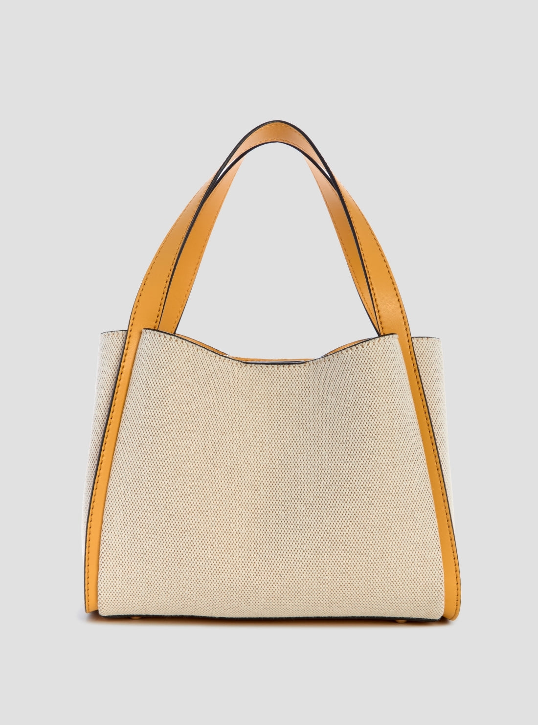 Beige Orange Nicolette Small Girlfriend Satchel AG966205 Back View