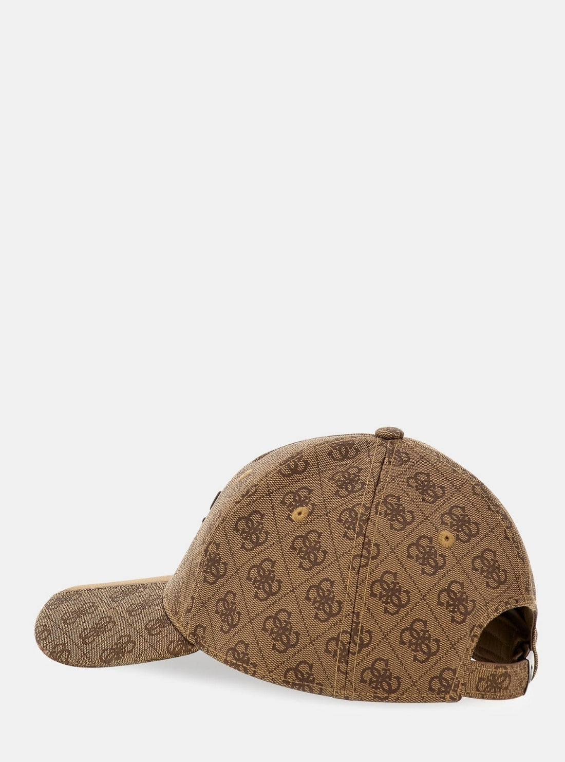 GUESS Mens Brown Logo London Baseball Cap AM9543POL01 Back View_2