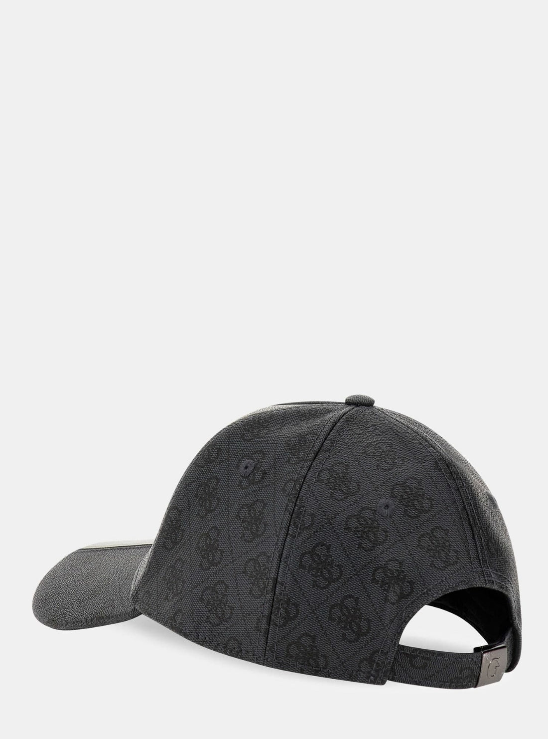 GUESS Mens Black Logo London Baseball Cap AM9543POL01 Back View