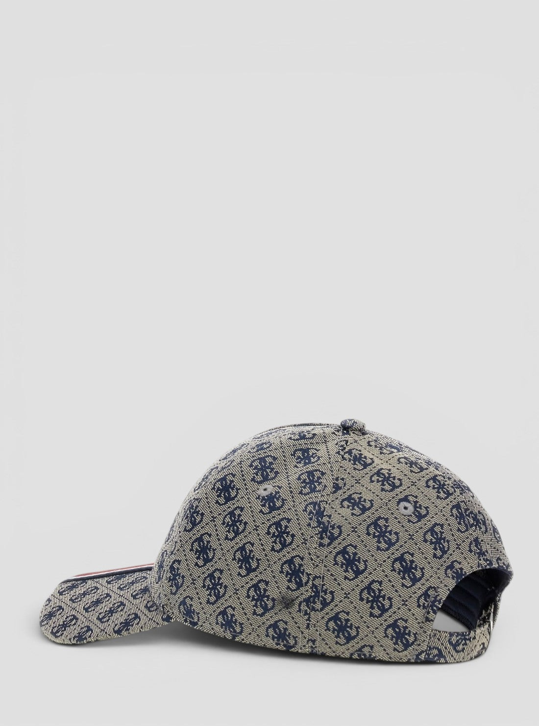 GUESS Accessories Blue Logo Boston Baseball Cap AM9594POL01 Side View2