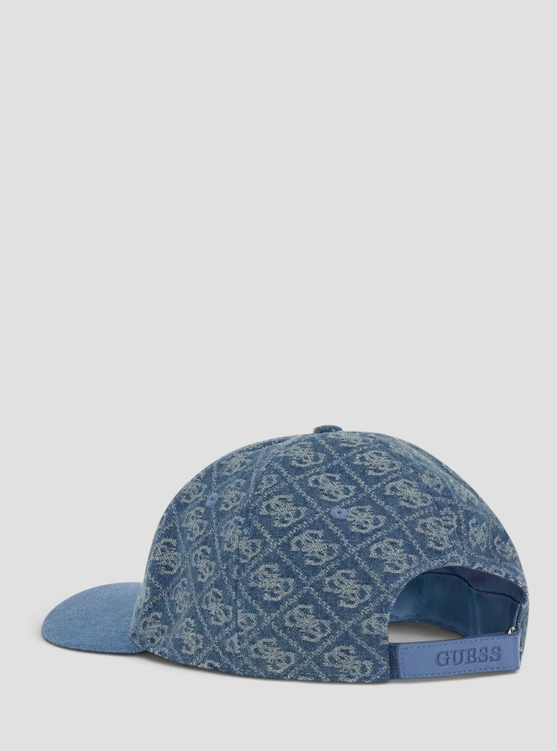 GUESS Accessories Blue Logo Berlin Baseball Cap AM9661COT01 Side View2