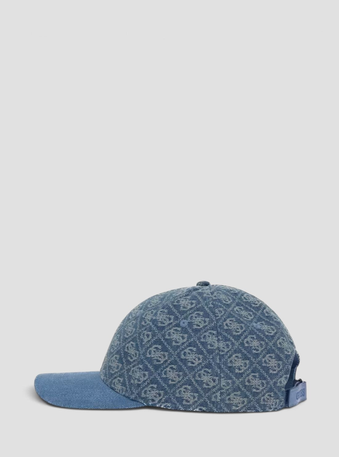 GUESS Accessories Blue Logo Berlin Baseball Cap AM9661COT01 Side View3