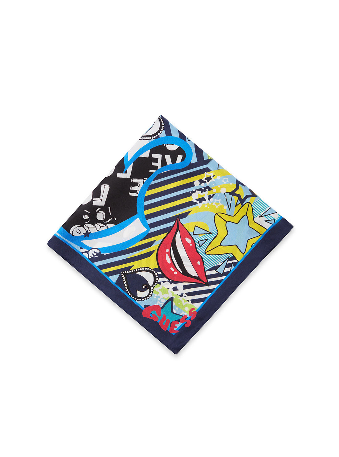 GUESS Pop Print Silvana Foulard folded view