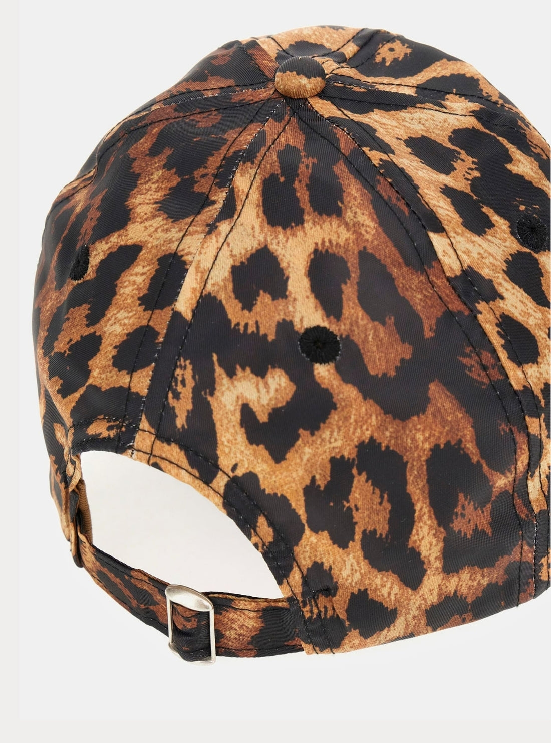 GUESS Womens Brown Multi Baseball Cap AW5320POL01 Back VIew_2