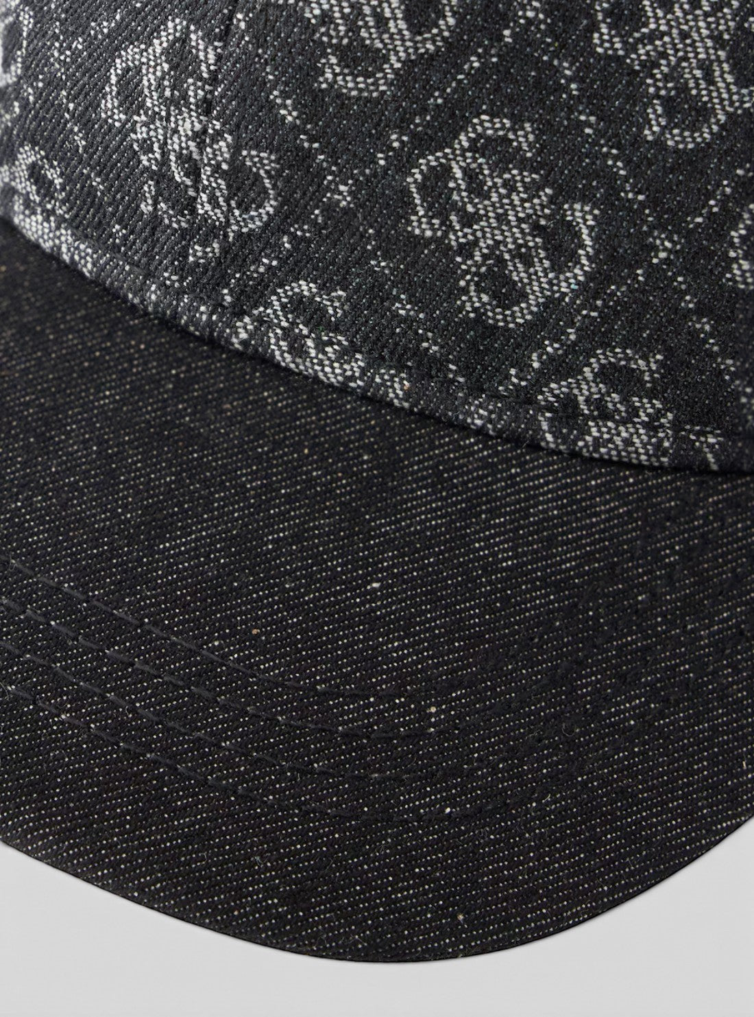 GUESS Accessories Black Logo Berlin Baseball Cap AW5368POL01 Detail View