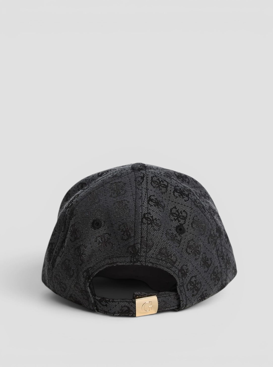 GUESS Accessories Black Logo Katya Baseball Cap AW5368POL01 Back View