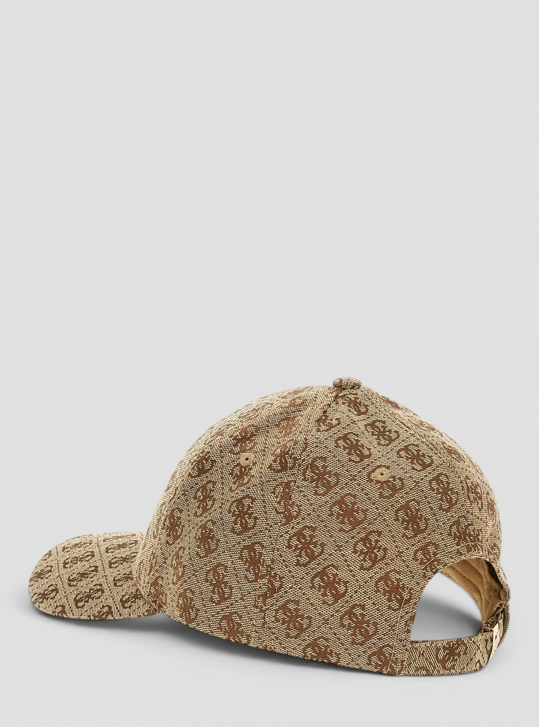 GUESS Accessories Brown Logo Katya Baseball Cap AW5368POL01 Back View
