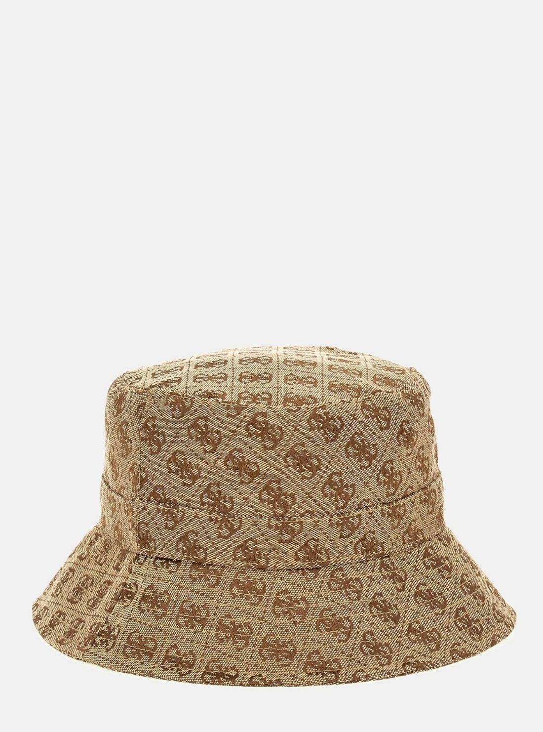 GUESS Womens Brown Logo Noelle II Rain Hat AW5371POL01 Front View