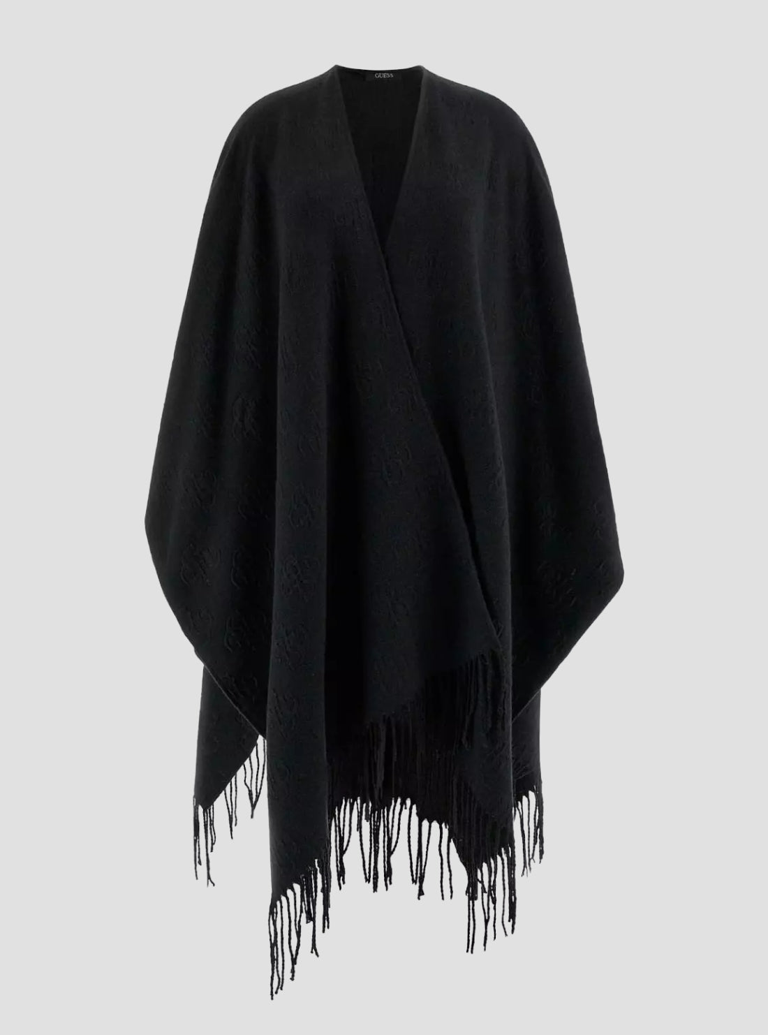 GUESS Accessories Black Signature Shawl AW5421POL03 Detail View