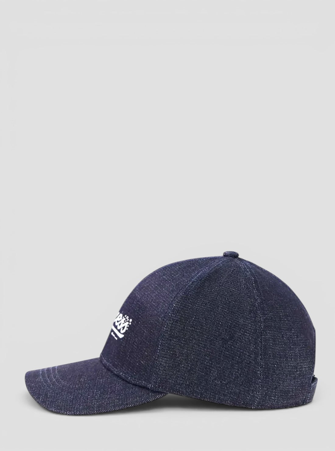 GUESS Womens Blue Guess Baseball Cap AW5472COT01 Side View