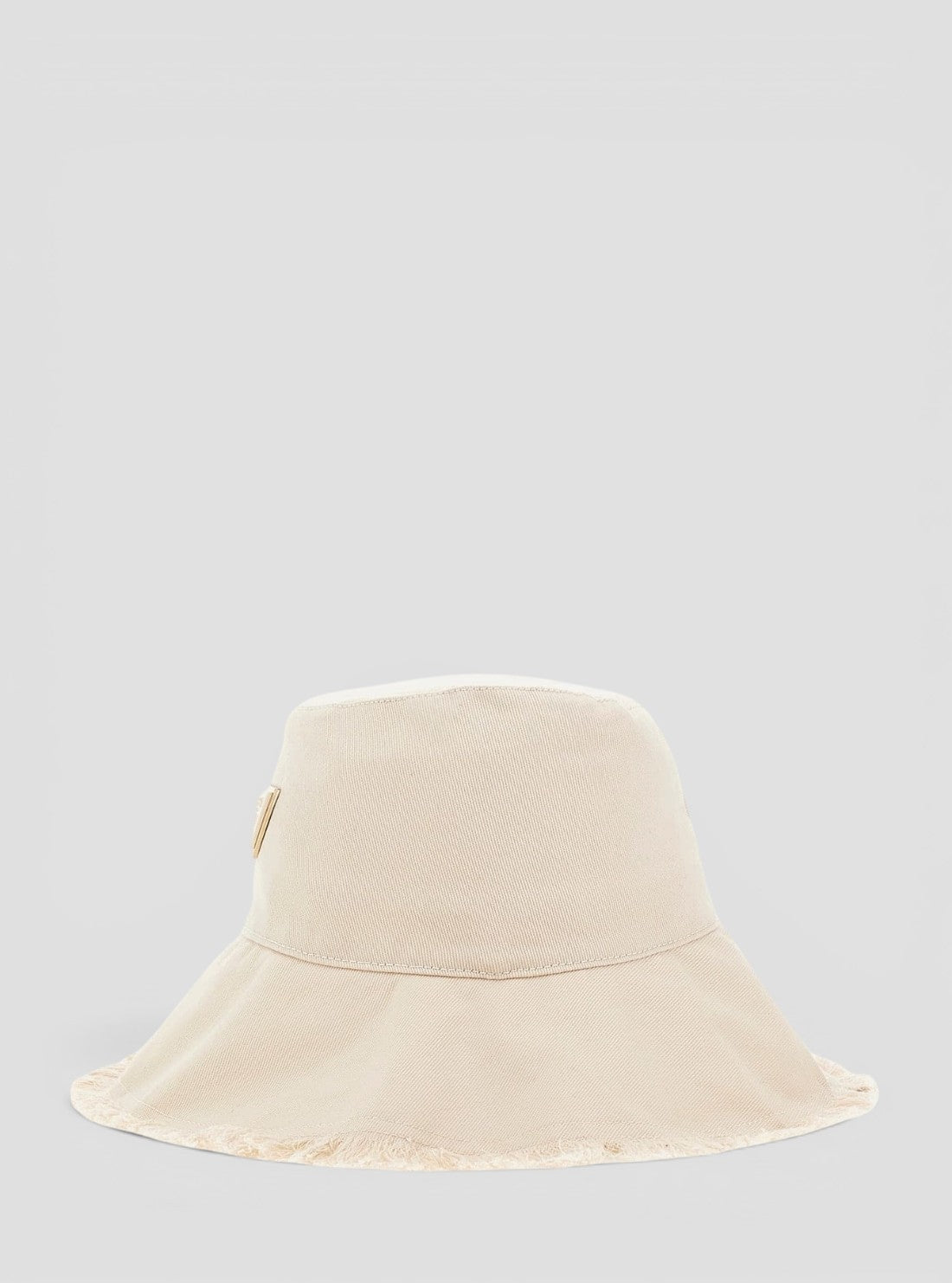 GUESS Womens Beige Sally Gabardine Fedora Hat AW5511COT01 Back View