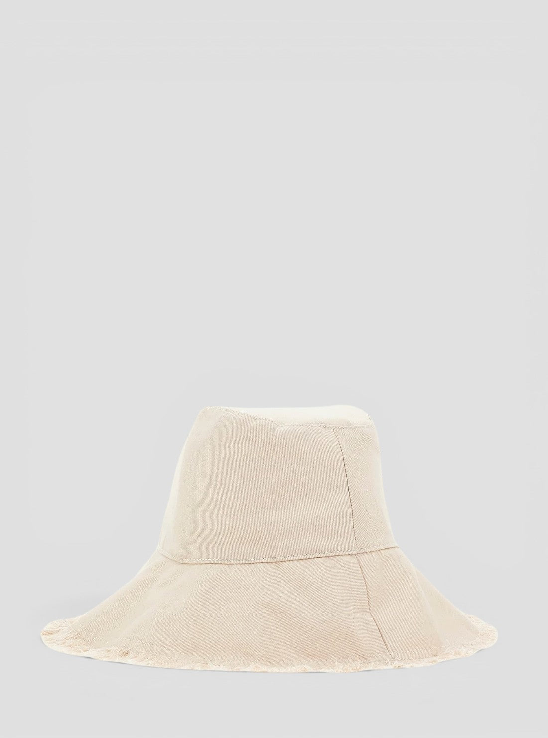 GUESS Womens Beige Sally Gabardine Fedora Hat AW5511COT01 Back View