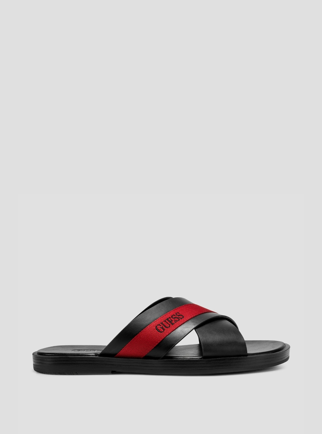 GUESS Footwear Black Banlin Sandals BANLIN Side View2