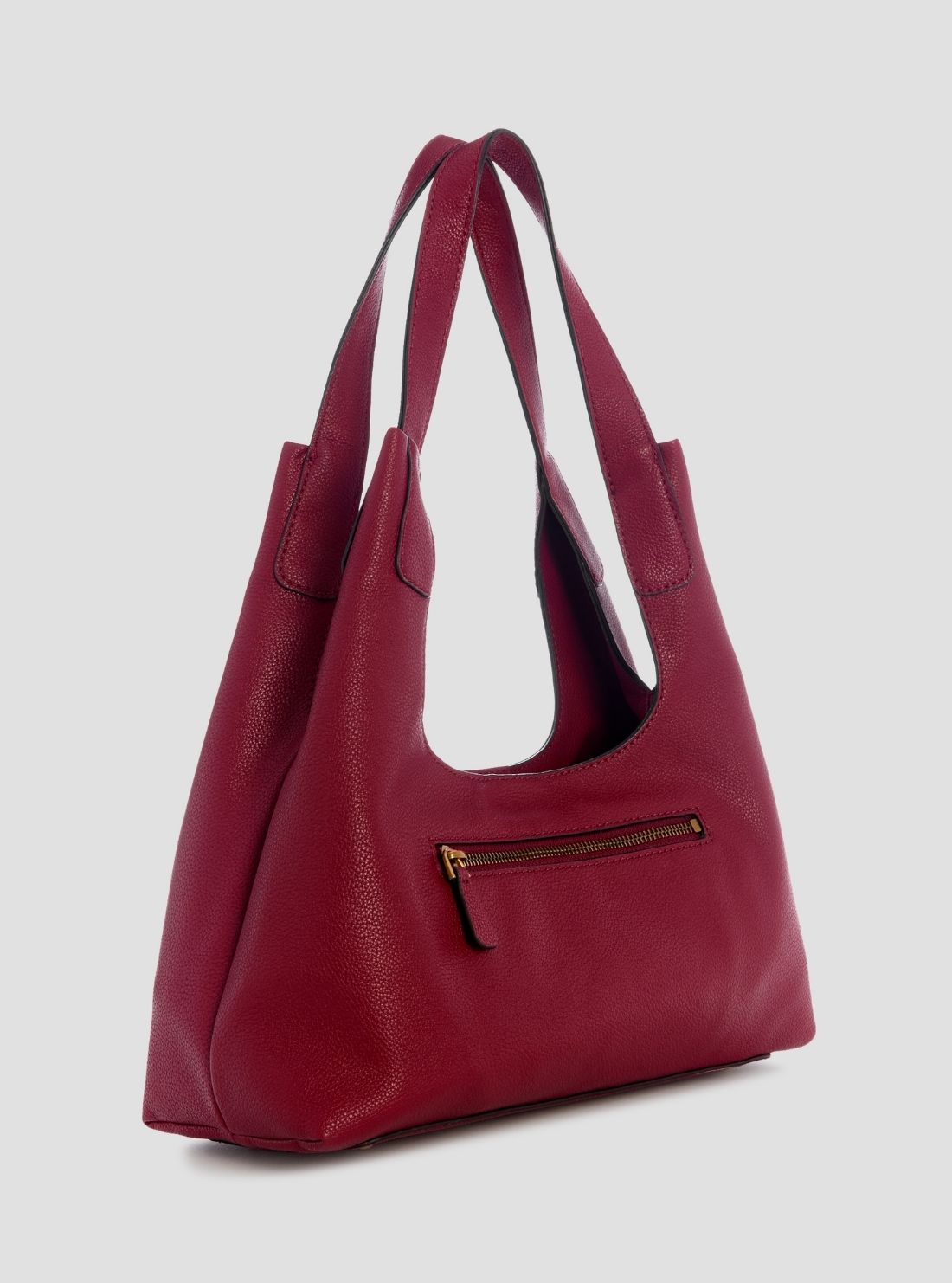GUESS Womens Red Sunset Small Hobo Bag BB231401 Back View