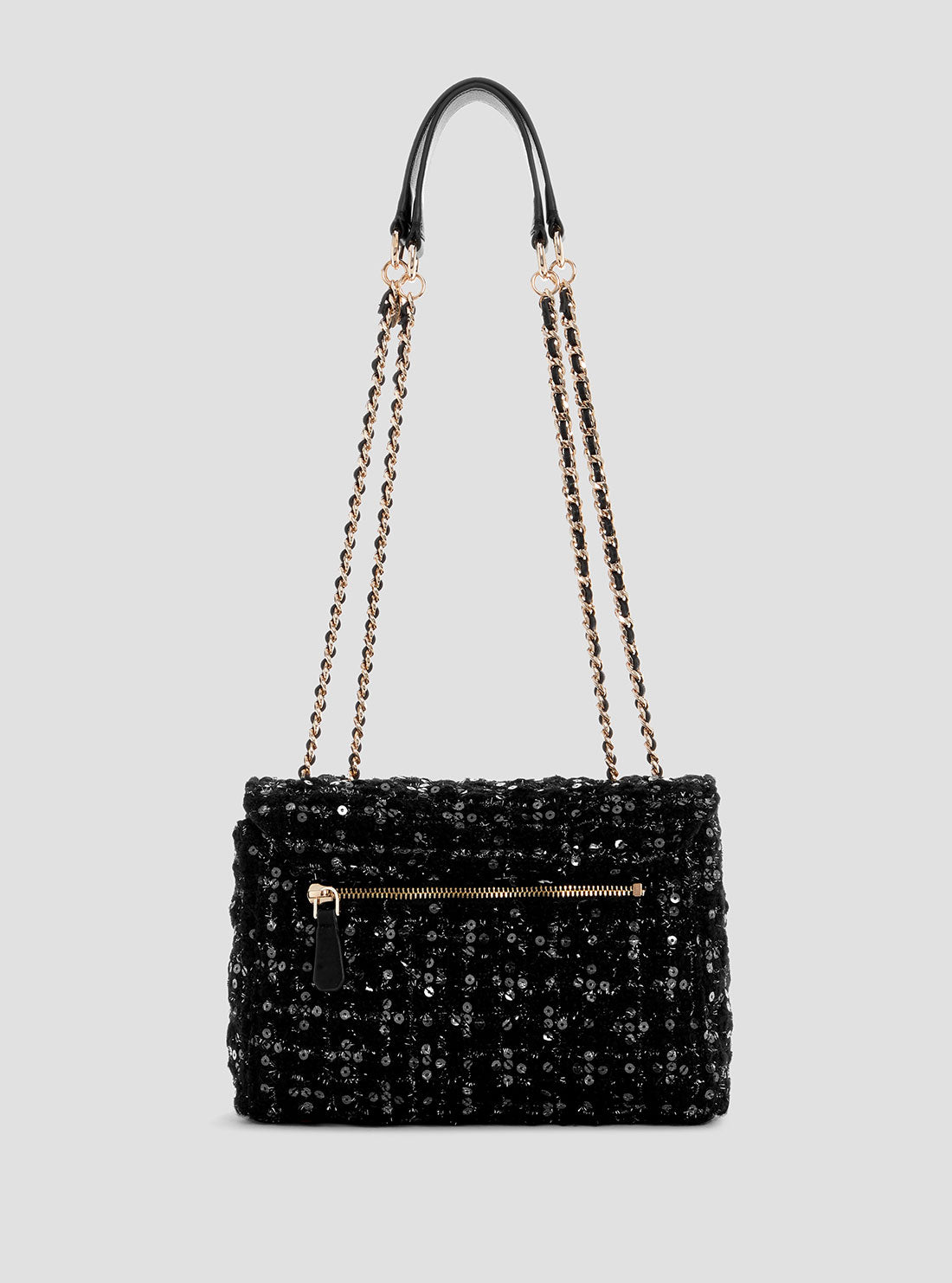 Black Giully Convertible Flap Bag