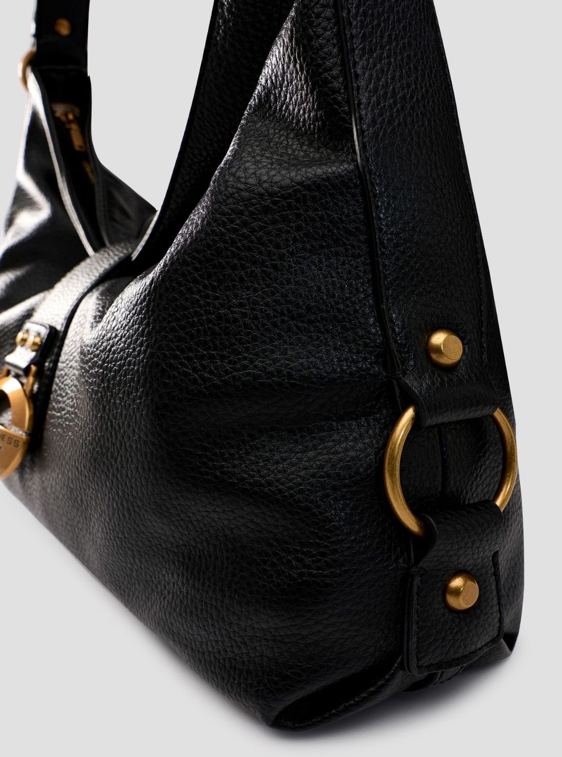 GUESS Womens Black Camden Large Shoulder Bag BB930802 Side View