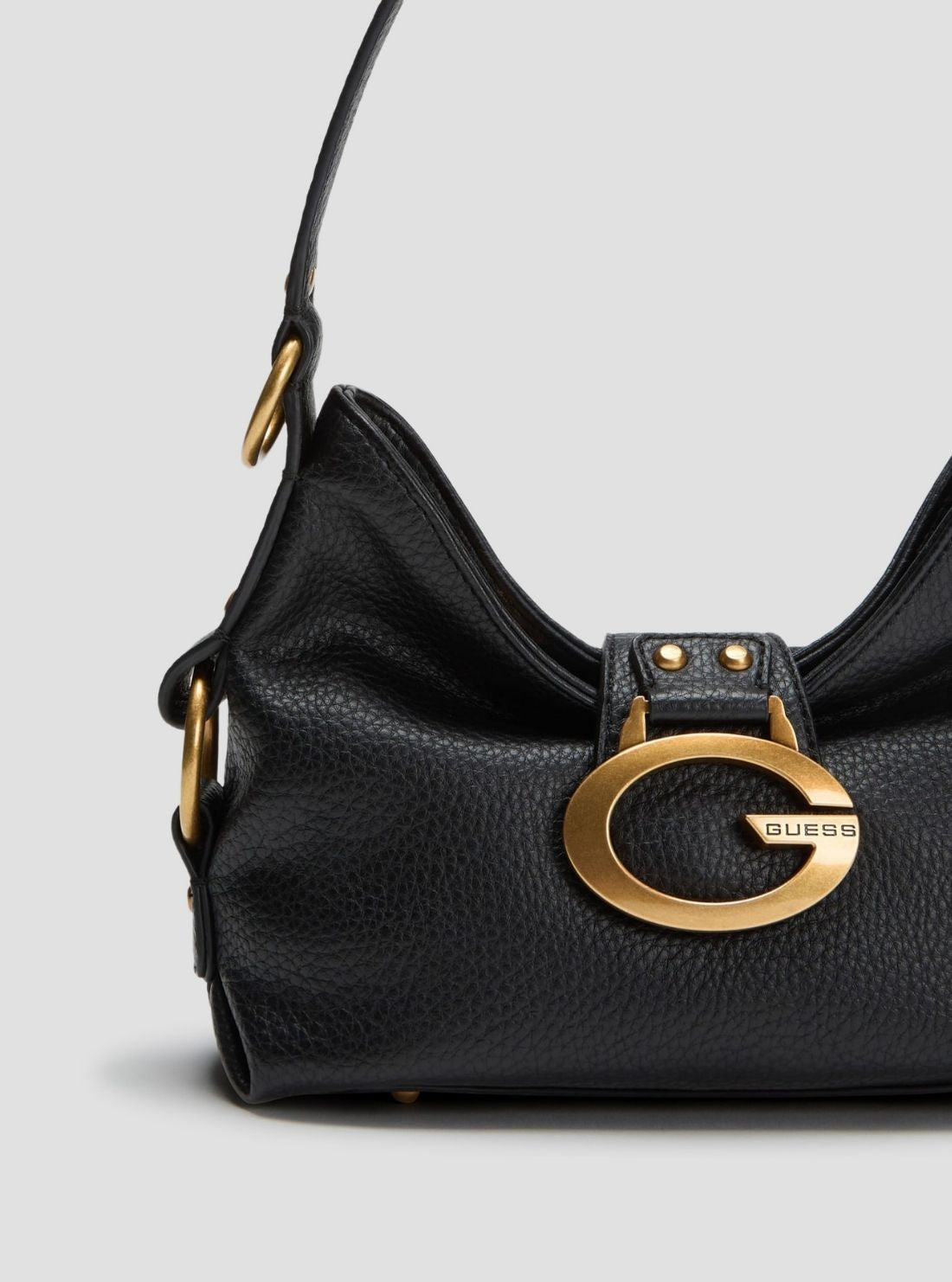 GUESS Womens Black Camden Mini Shoulder Bag BB930872 Detail View4