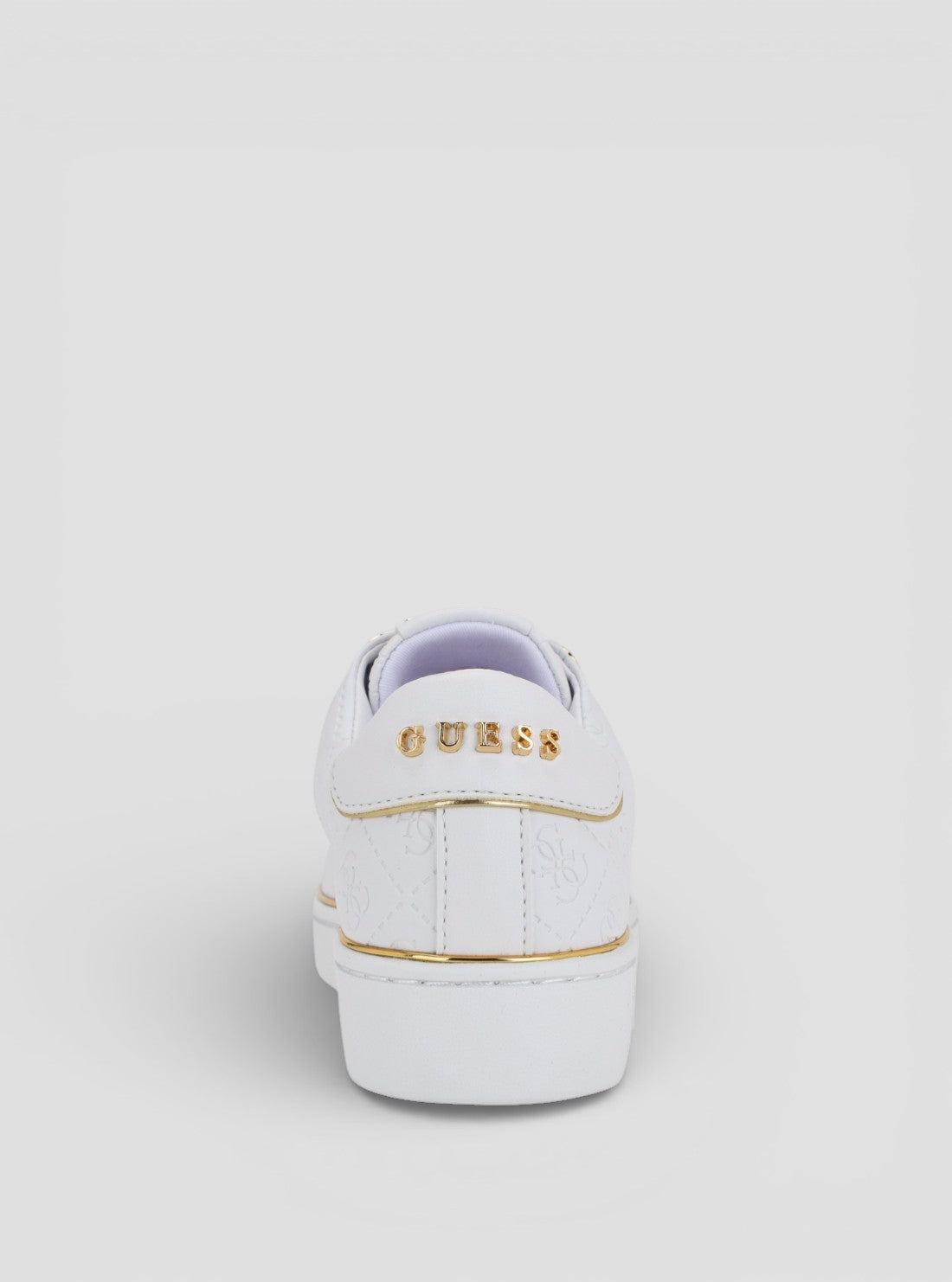 GUESS Footwear White Beary Sneakers BEARY Back View
