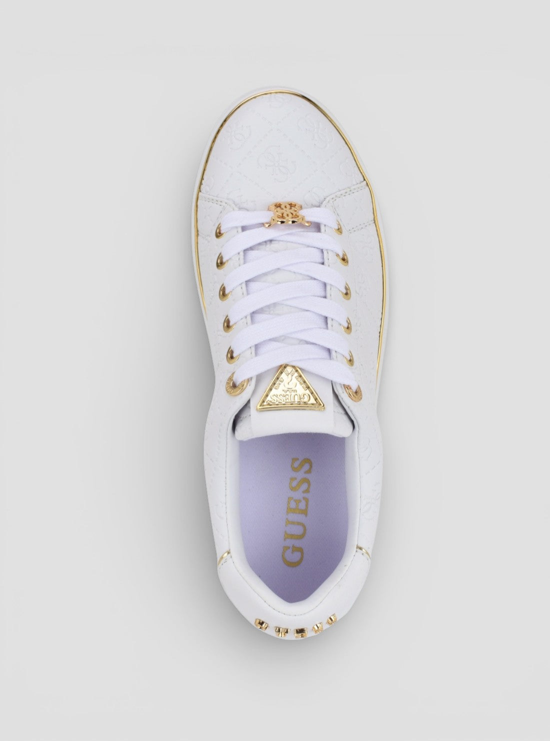 GUESS Footwear White Beary Sneakers BEARY Top View