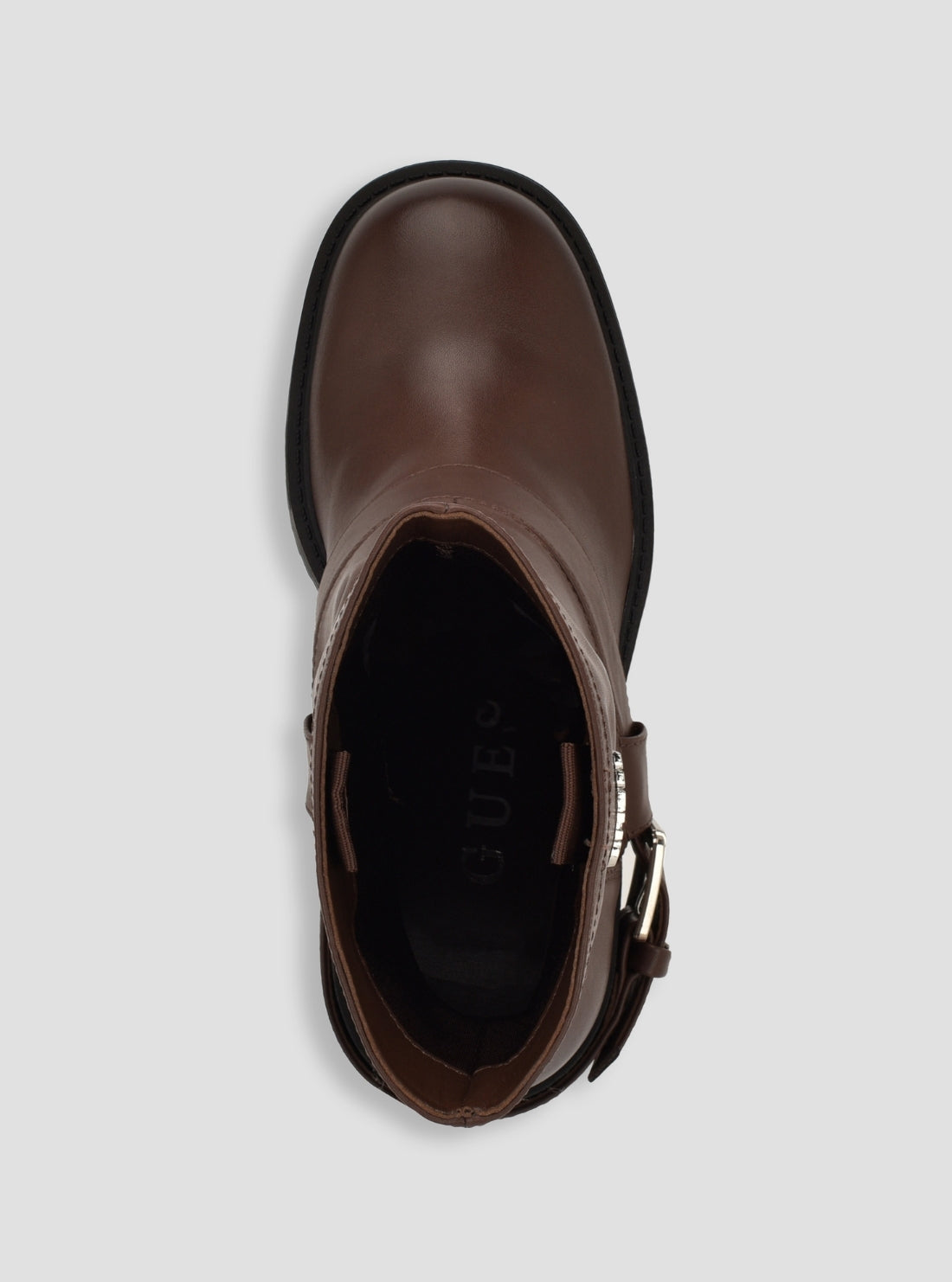 GUESS Footwear Brown Benji Ankle Boots BENJI Top View