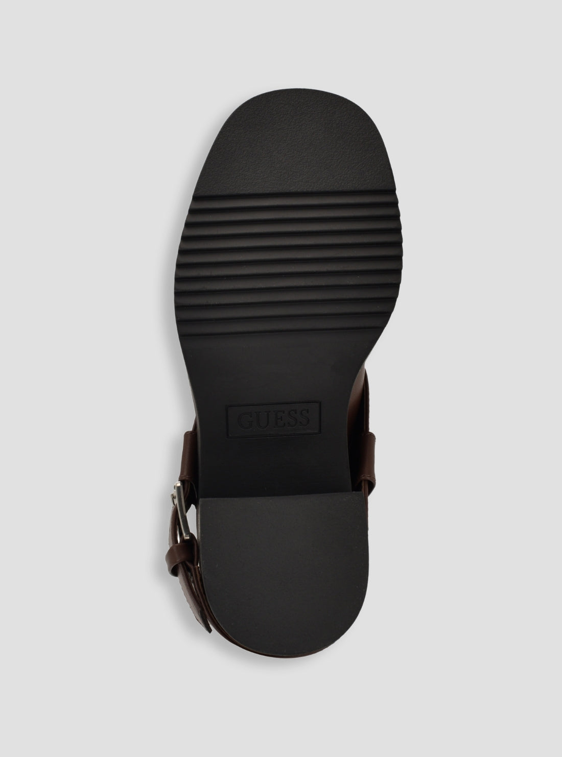 GUESS Footwear Brown Benji Ankle Boots BENJI Bottom View