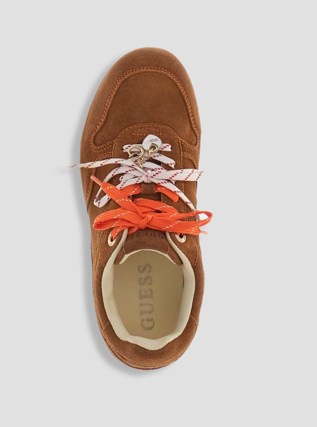 GUESS Footwear Brown Besar Sneakers BESAR2 Top View