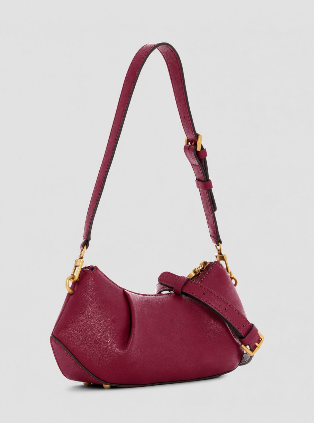 GUESS Womens Red Allegra Shoulder Crossbody Bag BG223717 Back View