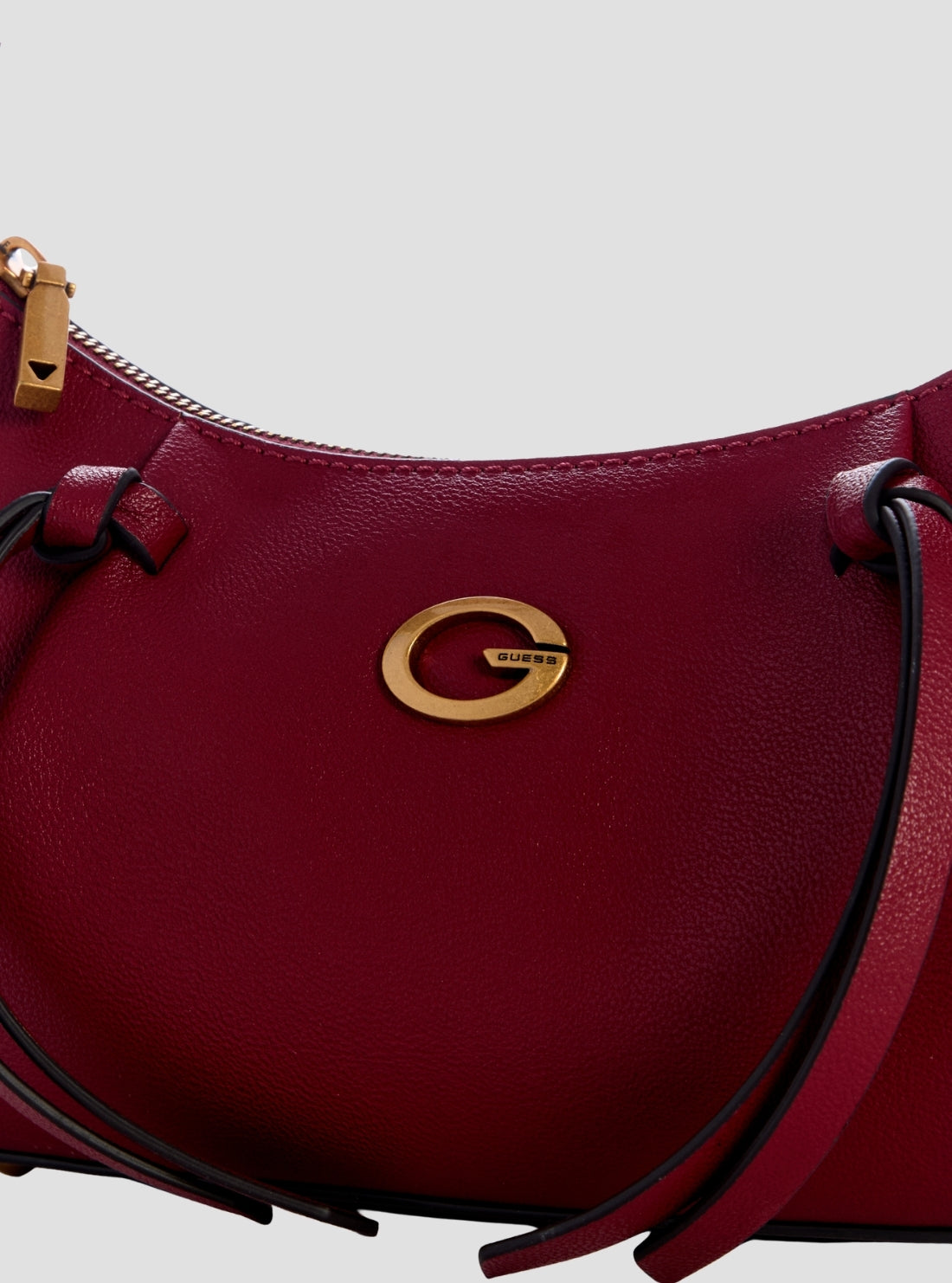 GUESS Womens Red Allegra Shoulder Bag BG223718 Detail View2