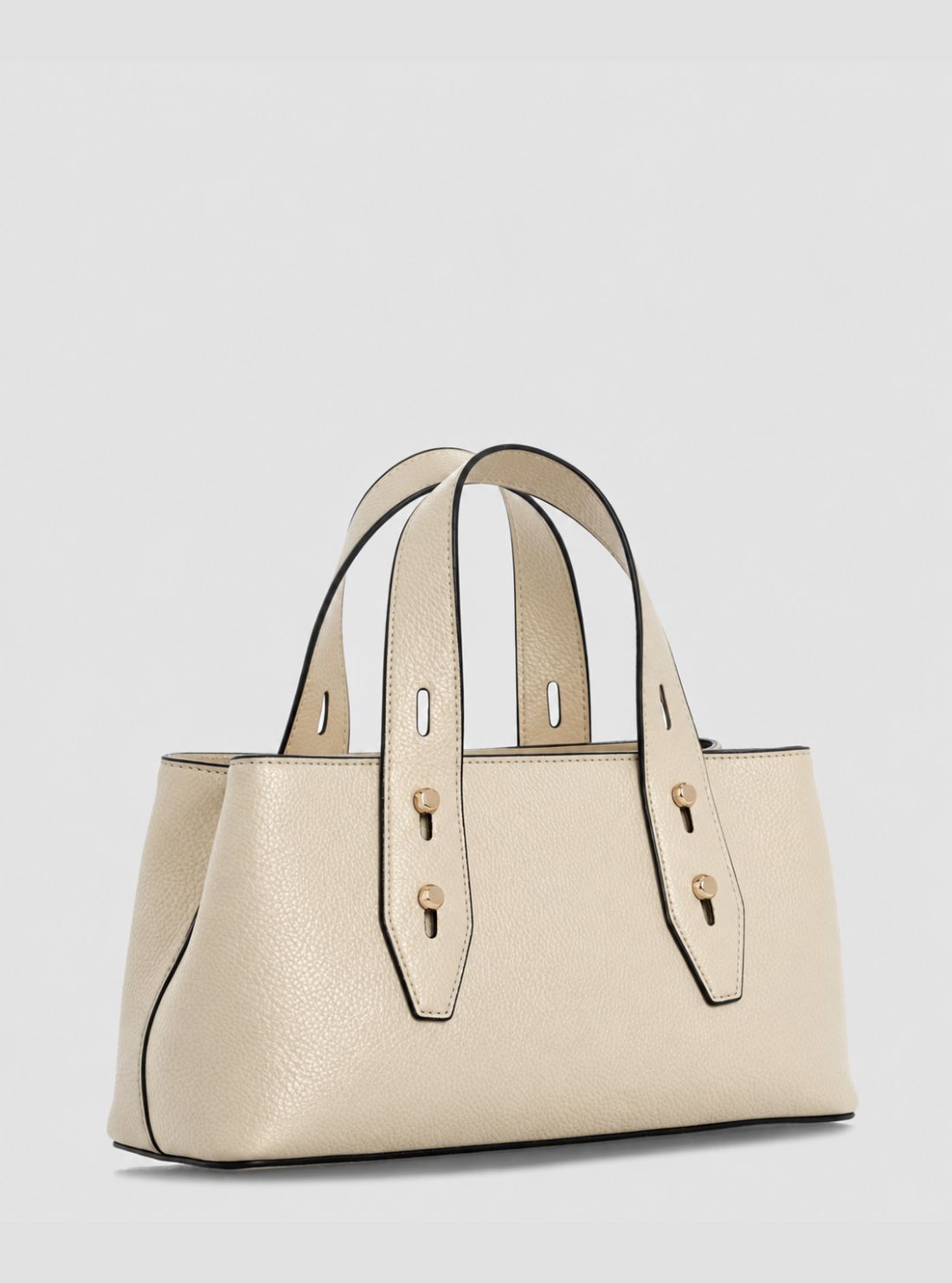 GUESS Womens Bone Freya Mini Satchel Bag BG252676 Back View
