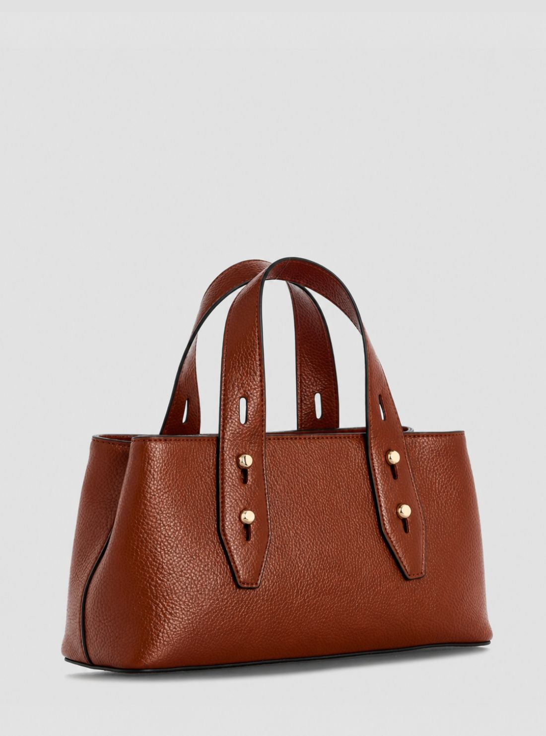 GUESS Womens Brown Freya Mini Satchel Bag BG252676 Back View