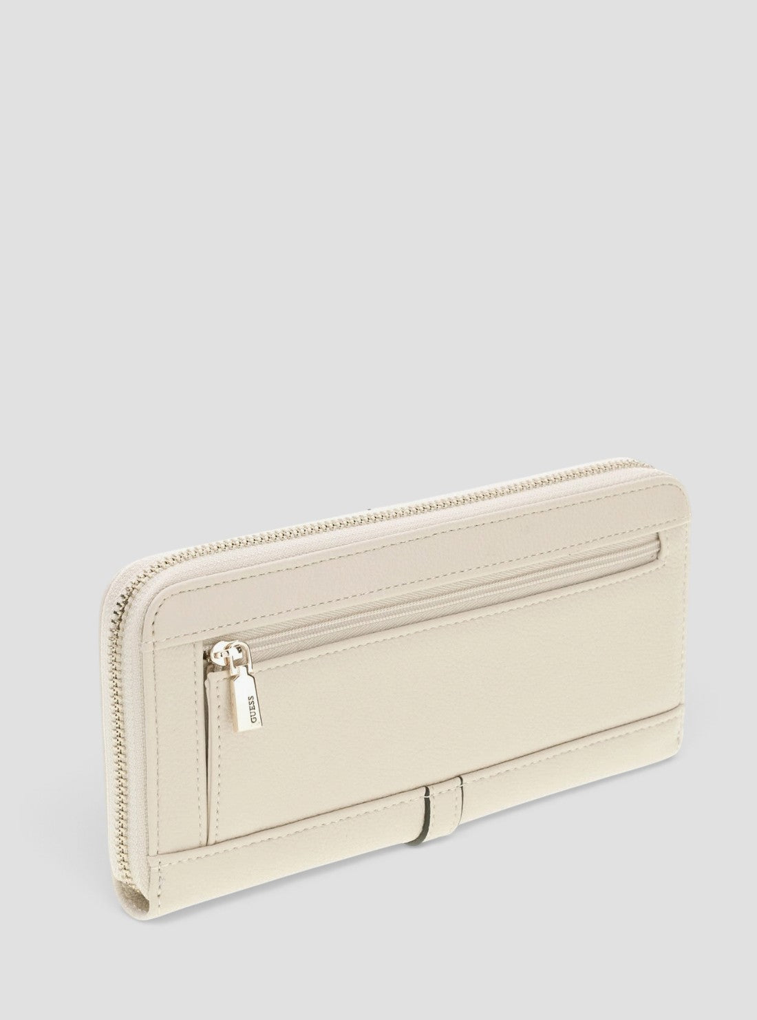 GUESS Womens Bone Venice Large Zip Around Wallet BG2534146 Back View
