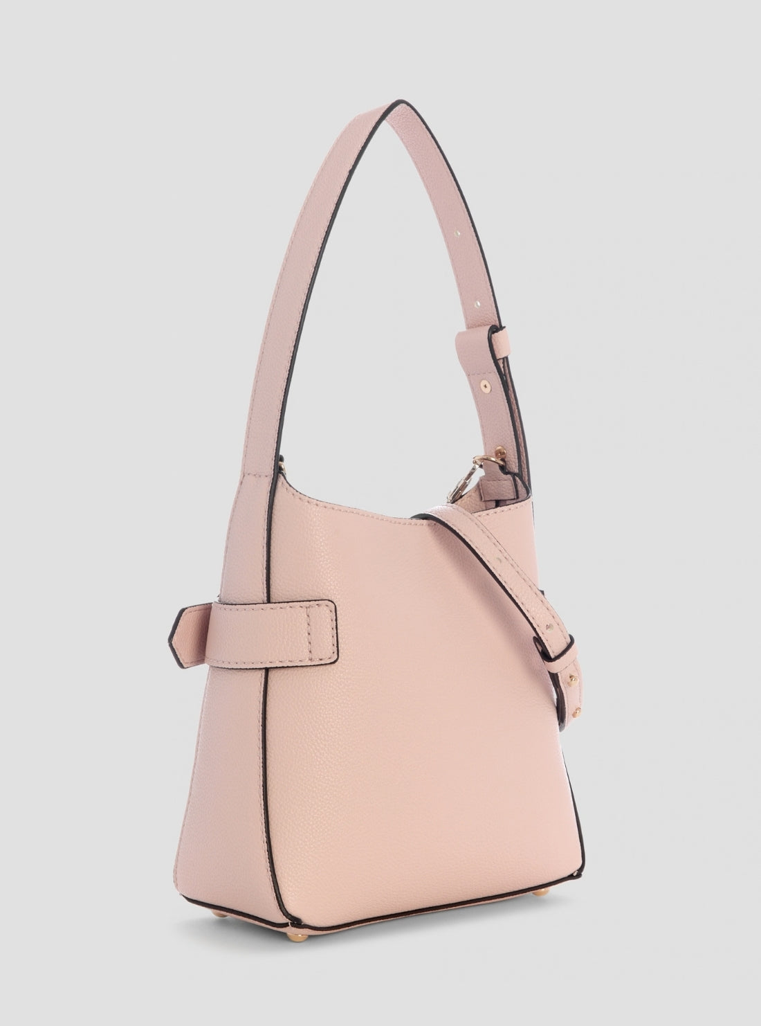 GUESS Womens Light Rose Angie Small Bucket Bag BG261603 Back View