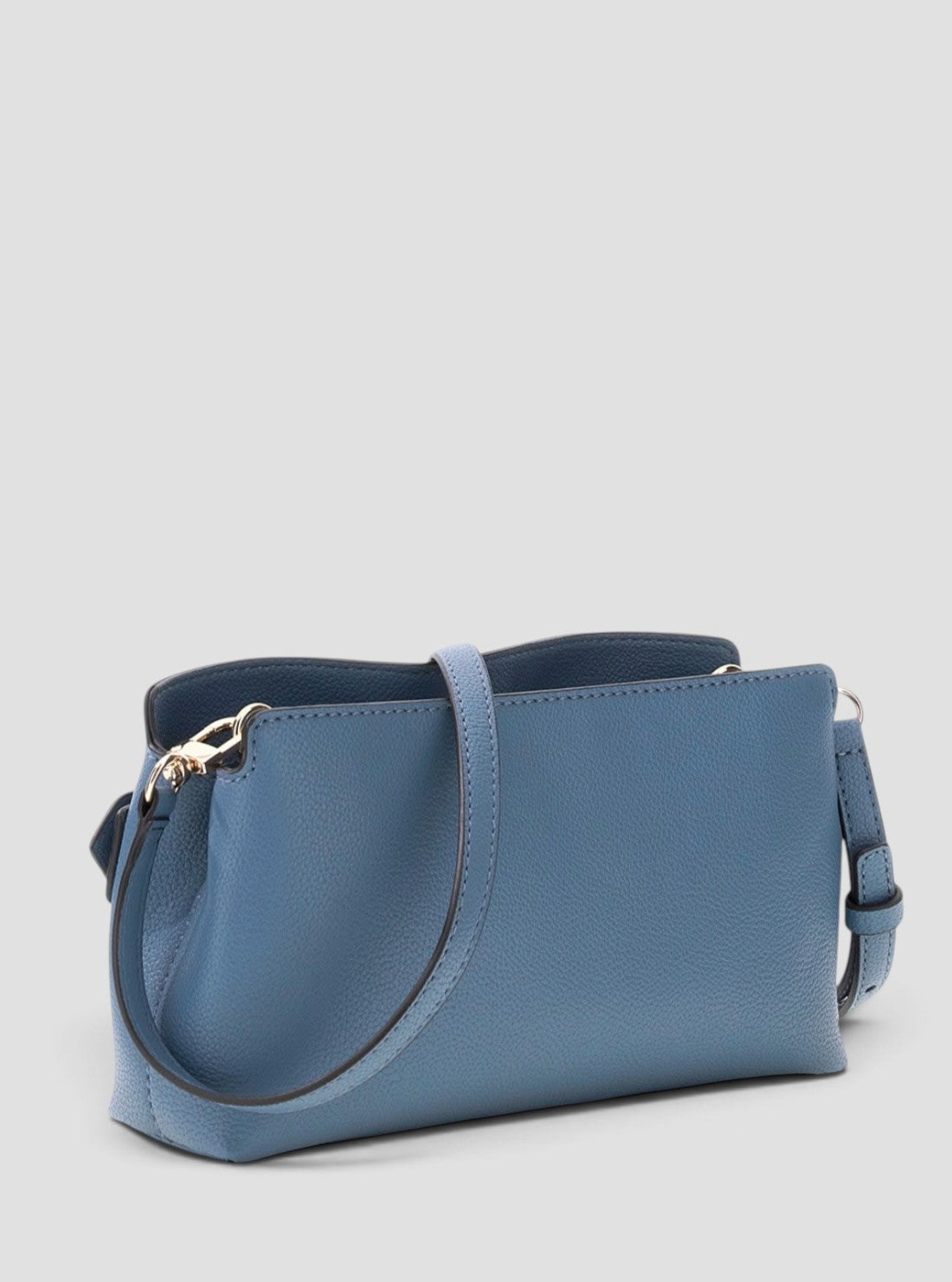 GUESS Womens Steel Blue Angie Crossbody Bag BG261612 Back View